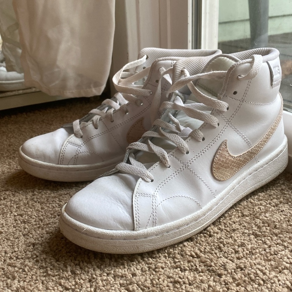 Nike high top snake print